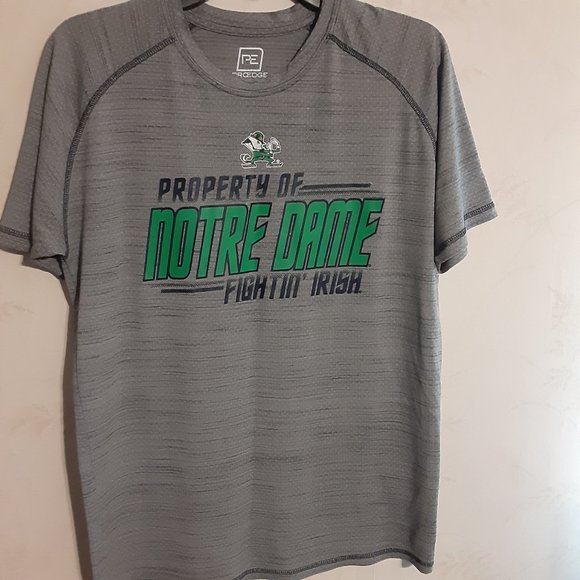 Pro Edge Men's Notre Dame Fighting Irish SS T Shirt Size M - Picture 2 of 4